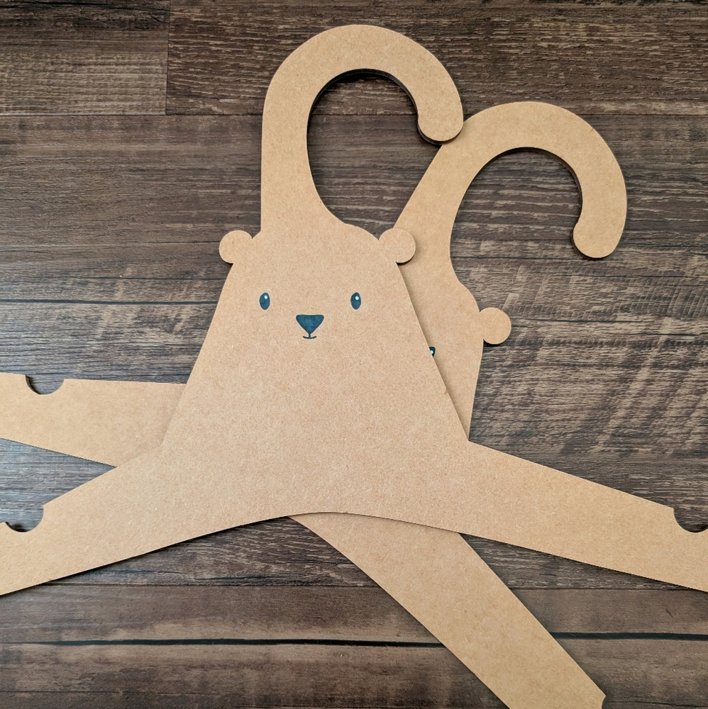 NEW! H&M Set of 2 Brown Bear Hangers